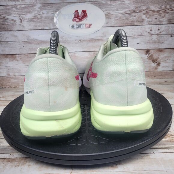 Asics dynablast 3 Women's Size 9.5 Green White Athletic Running Training Shoes - Picture 9 of 13